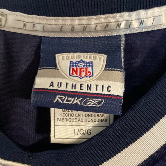 New England Patriots Teddy Bruschi #54 VINTAGE Reebok Men’s Football Jersey-L - Picture 11 of 16